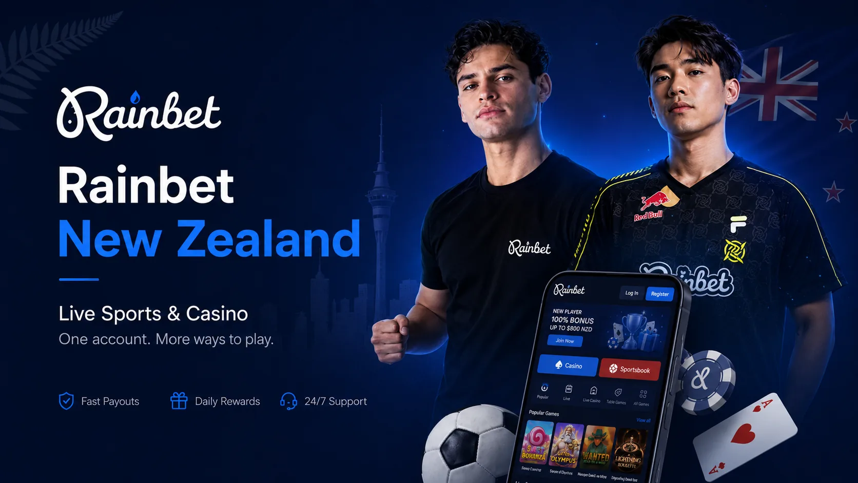 Rainbet NZ sports and casino athletes