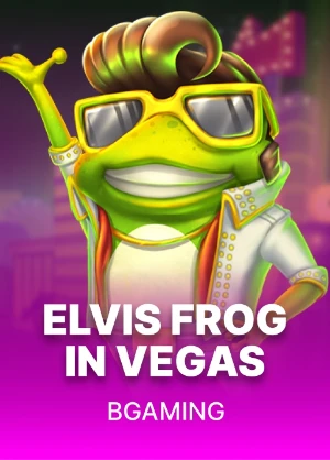 Elvis Frog in Vegas casino game tile